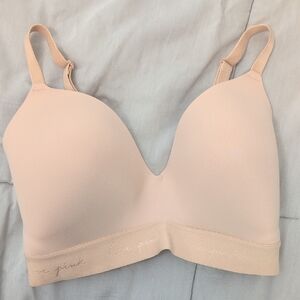 PINK Victoria's Secret Cream Seamless Bra